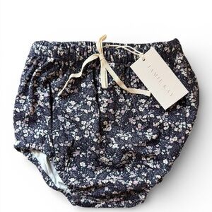Jamie Kay Navy Floral Baby Bloomer